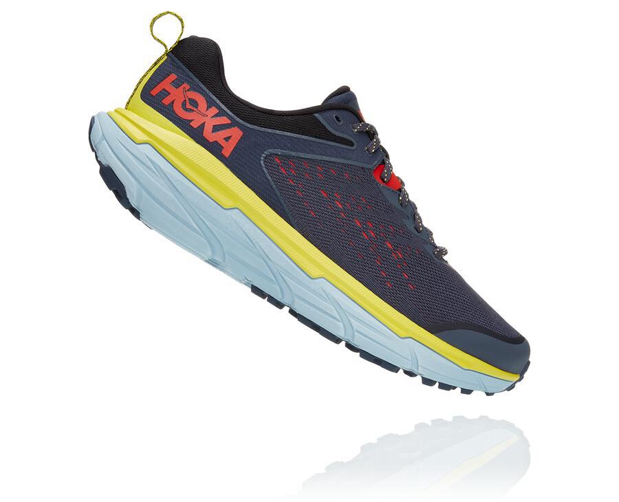 Tenis Hoka One One Trail Hombre Azules - Challenger Atr 6 - GDPA61528